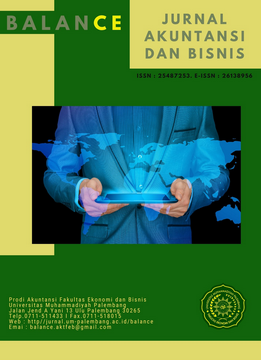 View Vol. 10 No. 2 (2025): Balance : Jurnal Akuntansi dan Bisnis