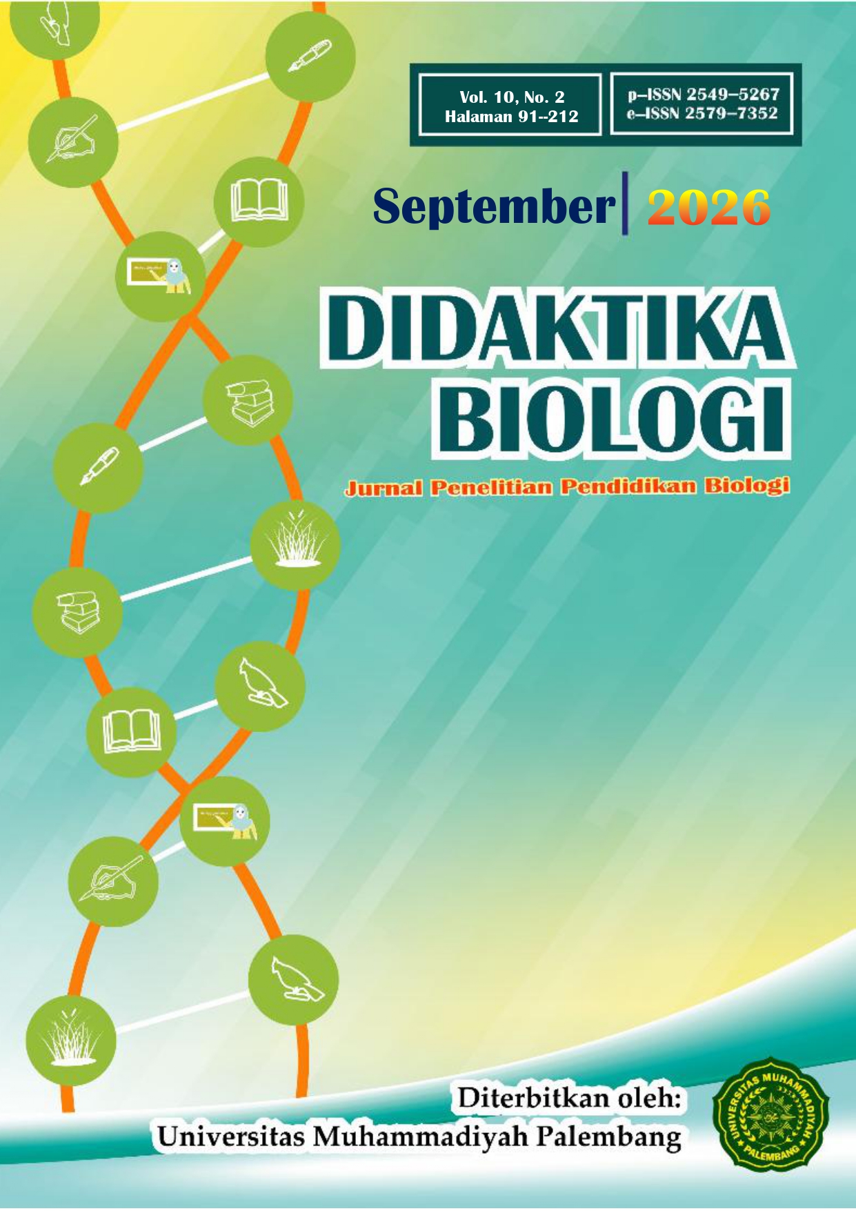 					View Vol. 10 No. 2 (2026): DIDAKTIKA BIOLOGI
				